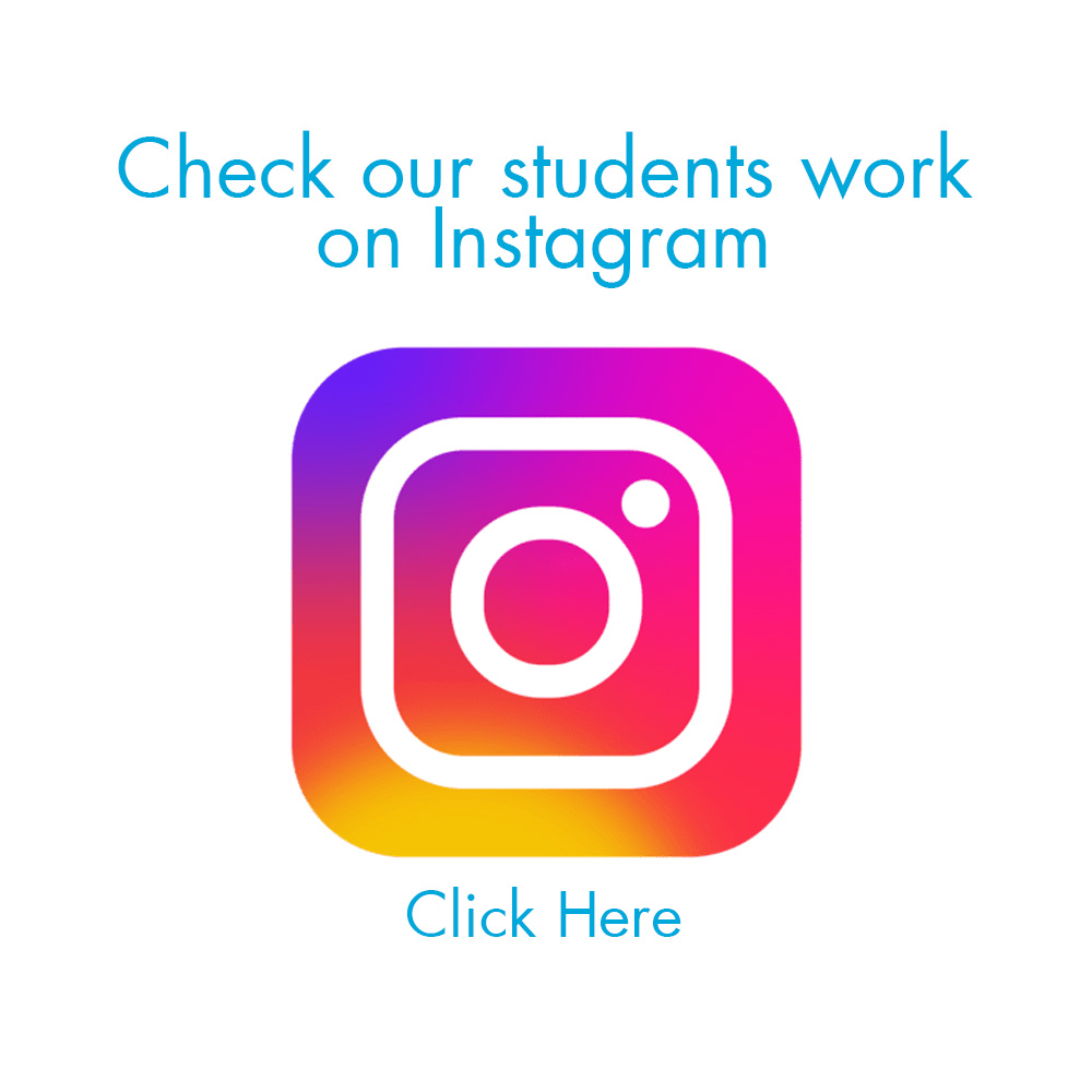 Check our students work on Instagram