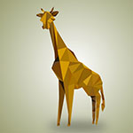 giraff-polygonal-illustration